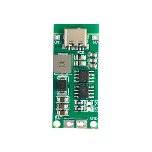 Image of ROBOWAY 10Pcs 4S 4A Polymer Lithium Ion Charger Type-C | 14.8V 18650 Battery Charging Module | USB-C Input, Boost Converter, LED Indicator, Overcharge Protection (Pack of 10)