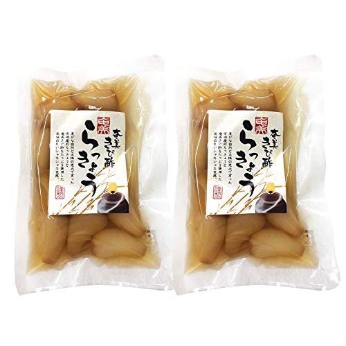 【奄美自然食本舗】奄美きび酢 らっきょう（宮崎産） 大粒 90g×2個セット