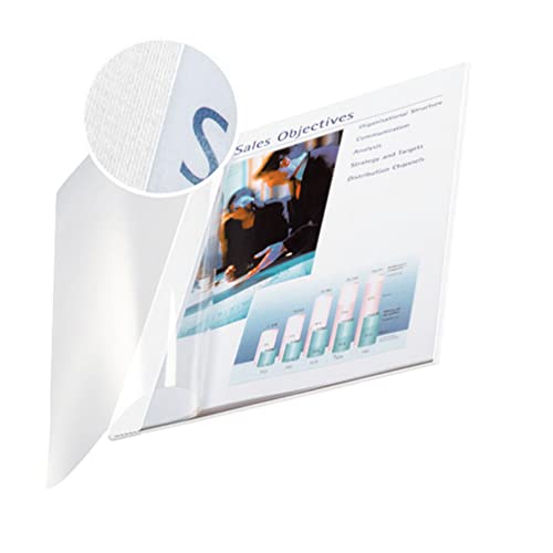 Chemises souples Leitz ImpressBIND noir 10.5 mm lot de 10 reliures 74140095