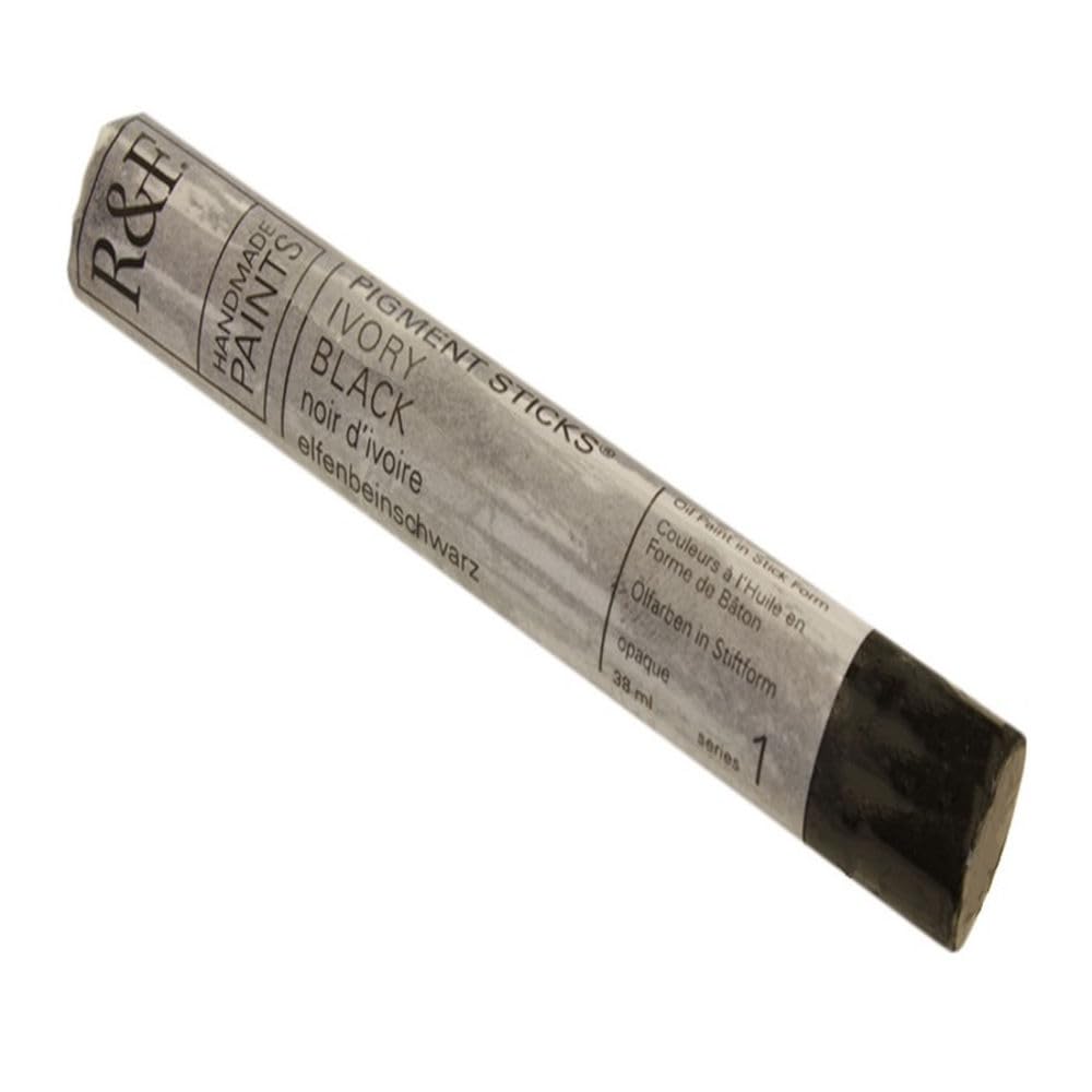 R & F: Barra de Pigmento 38ml. (Barra de Oleo) Negro Marfil (2112)