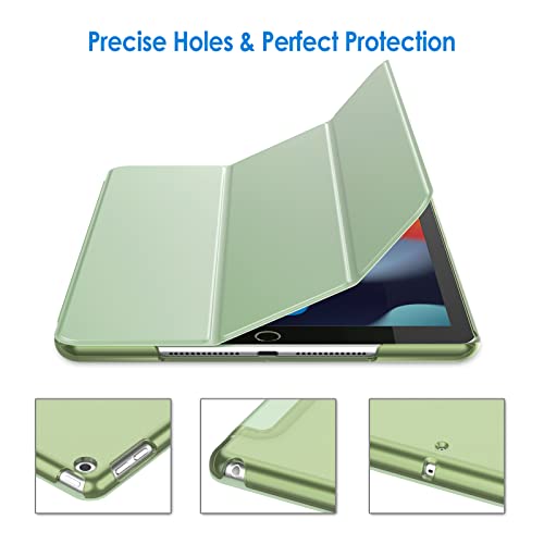 Image of JETech Case for iPad 10.2-Inch (2021 /2020 /2019 Model, 9 /8 /7 Generation), Auto Wake /Sleep Cover (Matcha Green)