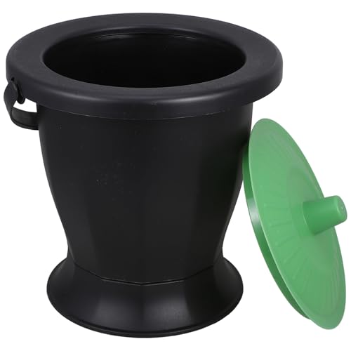 CTIRCHIU Orinal Portátil de Plástico con Tapa Hermética, Recipiente para Orina Tamaño Compacto, Cubo de Orina Reutilizable para Adultos, Mujeres Embarazadas y Personas Mayores, Uso