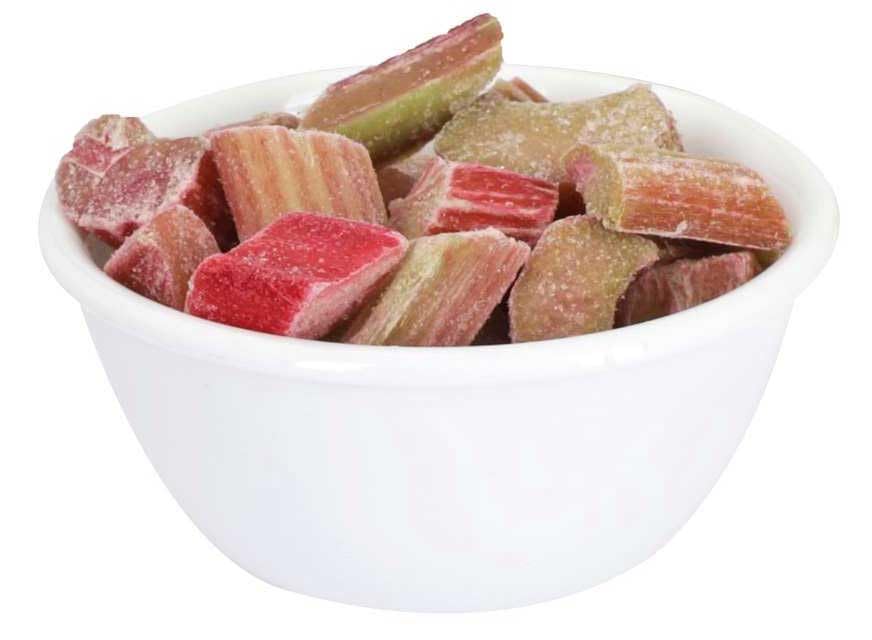 Red Rhubarb Cuts, 5 Pound - 4 per case.