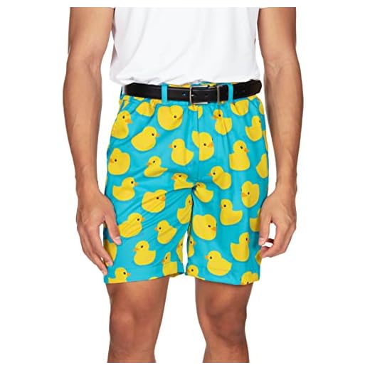Tipsy Elves Rubber Ducky Golf Shorts Size X-Large