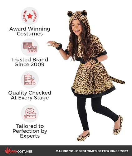 Disfraz de Gato Leopardo para Niñas miniatura 5
