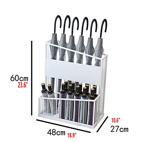 Solution de rangement de parapluies robuste en métal pour espaces professionnels - 7
