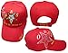 Mason OES Order of The Eastern Star Red 100% Acrylic Shadow Embroidered Hat Cap