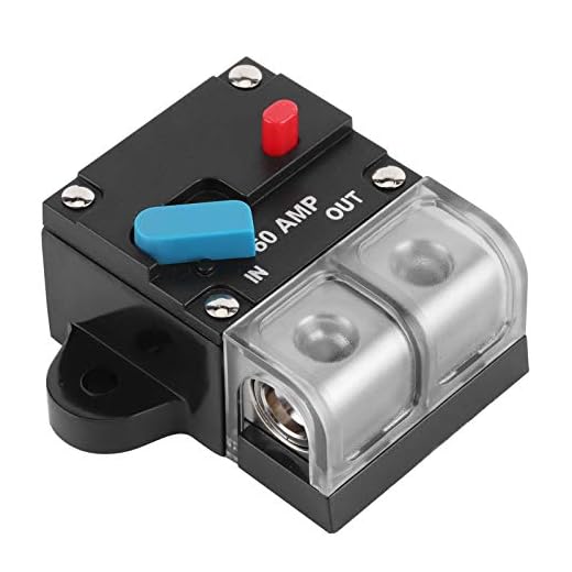 Strömbrytare, 12-24V Universal Audio Högtalare Strömbrytare Säkring Återställare Brytare Brytare Passar För RV Yacht Car(50A)