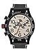 NIXON 51-30 Chrono Leather A1392 - Black/Pumice/Charcoal - 300m Water Resistant Men's Analog Fashion Watch (51mm Watch Face, 25mm Genuine Leather Band)