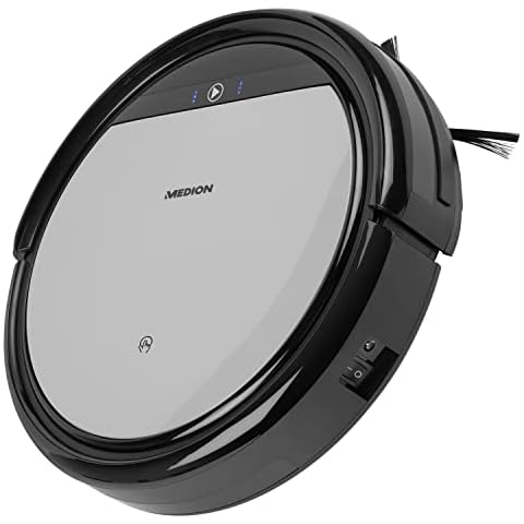 MEDION Saugroboter mit Ladestation grau Cover
