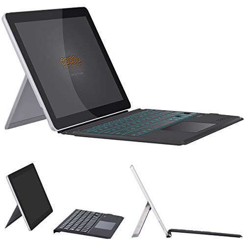 EADOU Microsoft Surface Go 2 Keyboar Case - Surface Go 2 Type Cover - Suface Go LED Backlit Keyboards - Wireless Bluetooth Keyboard for Surface Go 2 (2020) - Surface 2018 10 inch /10.5 inch (KB6301)