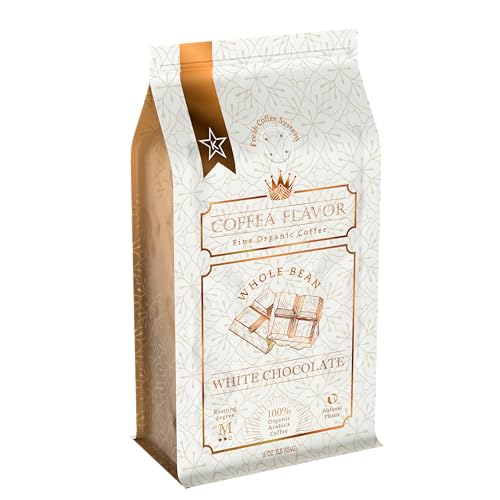 Café en grano sabor chocolate blanco 100% arábica orgánico miniatura 1