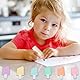 24 Stück Mini Textmarker Eiscreme Set, Mitgebsel Kindergeburtstag 6/8/10 Jahre Bonbon Textliner Stifte, Lustiger Textmarker Kinder, Geeignet für Kindergeschenke, Partys, Geburtstage, Schulgeschenke