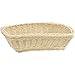 APS 40196 Economic - Cestino rettangolare per buffet, in polipropilene, 31,5 x 22 x 8,5 cm, colore: Beige