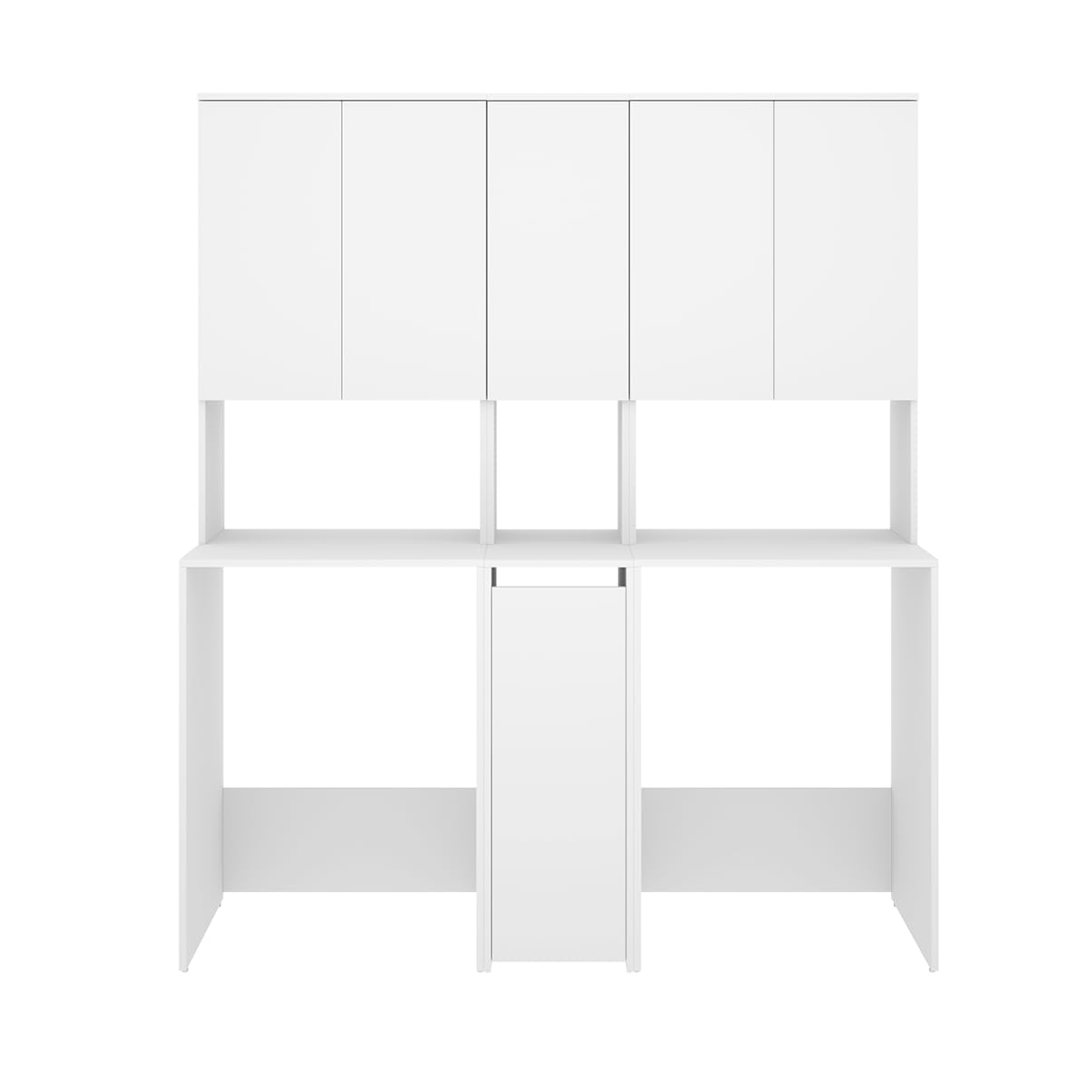 DEKIT - Conjuntos DE Muebles para LAVANDERÍA con ALMACENAJE Y ALTILLO 190x158,3x62cm