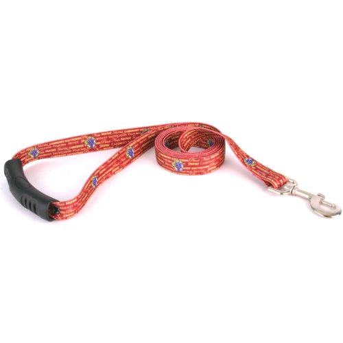 Image of Yellow Dog Design Standard Lead, Red Wine, 3 /8 inch x 60 inch (5 ft.)