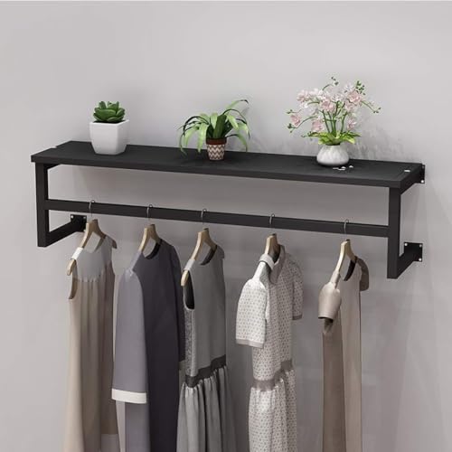 Tringle à vêtements murale robuste pour optimiser les petits espaces de rangement - 2