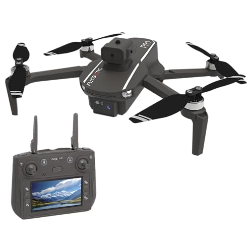 Flybotic – Drone Foldable Pro – Drone Pliable avec Caméra HD – Retour Vidéo en Direct sur Télécommande – Caméra Ajustable – GPS avec Fonction...