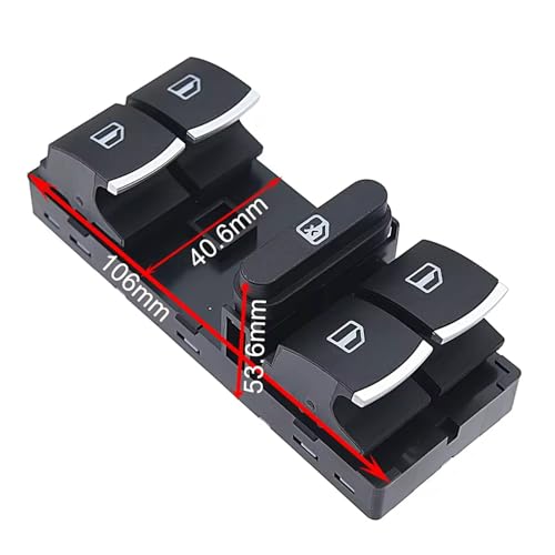 Interrupteur de commande de vitre VW Golf MK5 bloquée bouton avant de rechange - 6