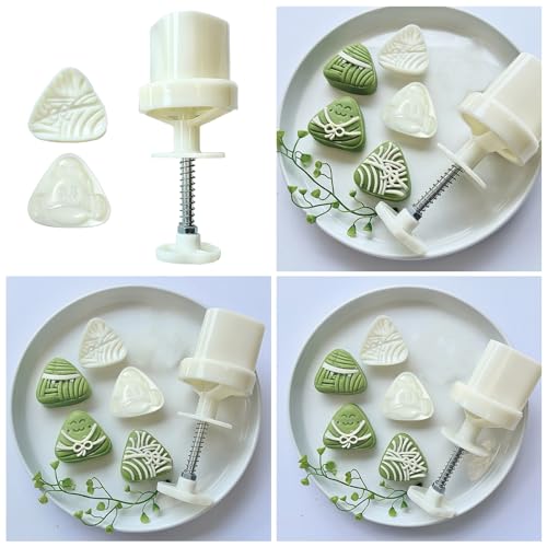 Set de moldes chinos para pasteles en forma de Zongzi miniatura 2