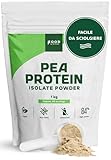 Proteine di Pisello Isolato in Polvere 1 kg - 84% Proteine, Facile da Sciogliere - Vegano,...