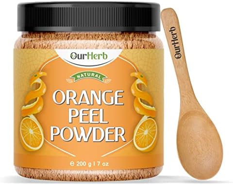 Orange Peel Powder for Face Pack with Vitamin C & Ant...