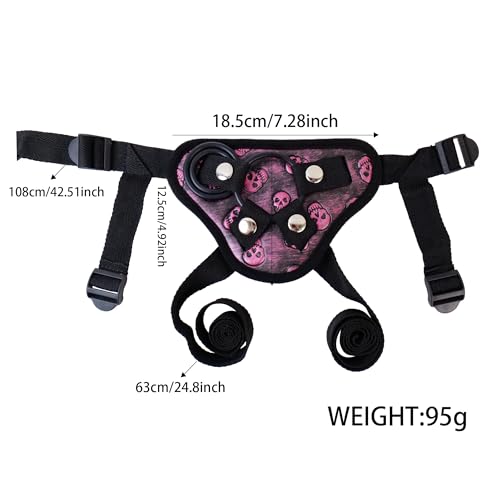 Black-Pink Strap On Harness Underwear, Strap on Harnesses Panties Strapon Strap Belt for Women4