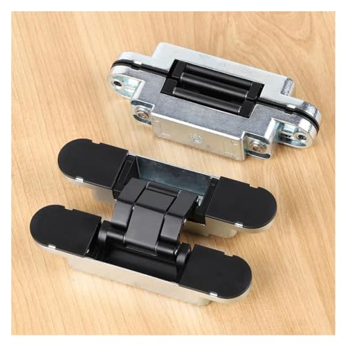 Charnière invisible réglable 3D 60kg porte bois dissimulée