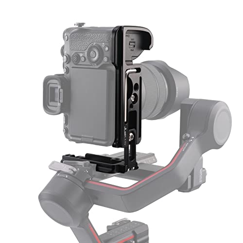 Hersmay L-Bracket Plate, Quick Release Plate for Canon EOS R10, Arca-Swiss Compatible, Lightweight CNC Machined Aluminum