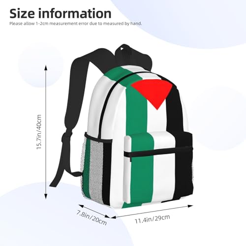 Sac à dos Palestine ultra léger et multipoche en taille unique - 4