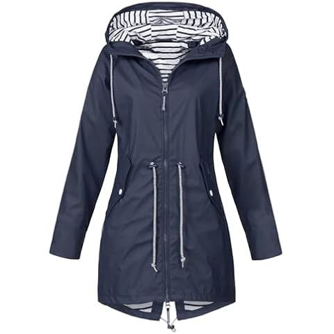 Keepink Women's Waterproof Hoodie Jacket Cover