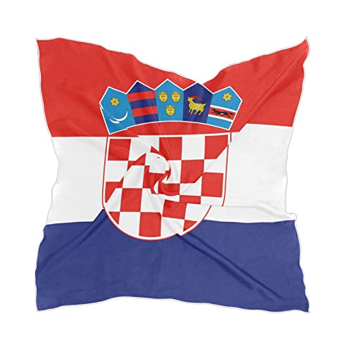 CHLBOJ 23.6 Inches Silk Scarf Square Satin Head Scarf for Women