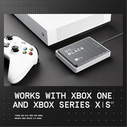 Image of WD Black Western Digital Black 5Tb P10 Game Drive for Xbox One, Portable External Hard Drive - Ba5G0050Bbk-Wesn, Usb3.0