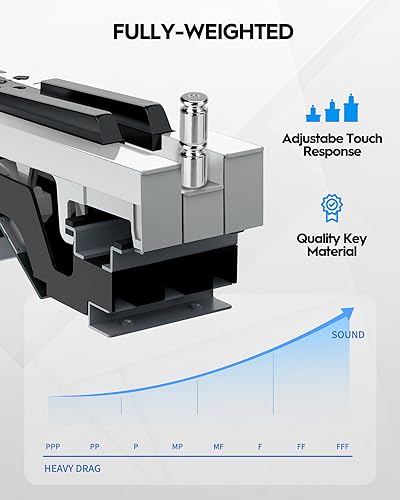 Professional 88-Key Weighted Hammer Action Digital Piano