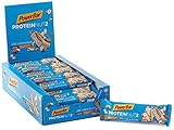 Alto contenido en proteínas PowerBar Protein Nut2 White Choco Almond 18x(2x22,5g) - Barras de Proteína con Bajo Contenido de Azúcar