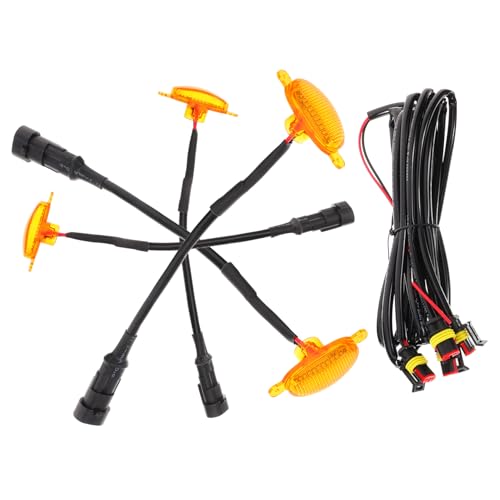 ABOOFAN 1 set Luci LED per Auto Lampade Gialle per Camion e Veicoli Illuminazione Sicurezza per Guida Notturna e Giornaliera Compatibile con Vari Tipi Veicoli