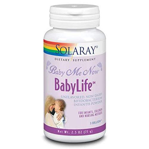 Solaray Babylife 3 Billion Probiotic Supplement, 2.5 Ounce