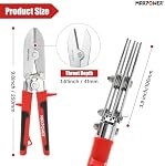 MAXPOWER Pipe Crimper- Hand Sheet Metal Tools 5 Blade