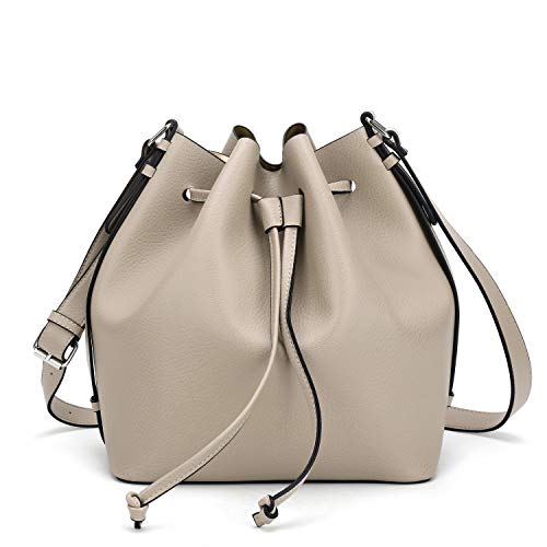 Large bucket bags for women,drawstring shoulder purse and cross b…
