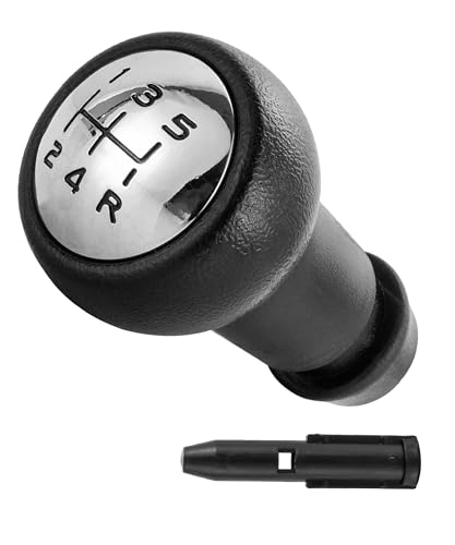 Xibao Pommeau de Levier de Vitesse de Voiture,Pommeau de Levier de 5 Vitesses,Tête de Bouton de Levier de Voiture,Compatible avec les Modèles 106 207 301 307...