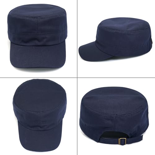 Image of Unisex Basic Cadet Army Caps Everyday Military Style Hat