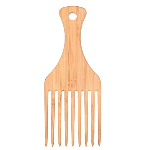 AOVNA Afro Hair Comb Bamboo Hair Pick Comb Wide Tooth Hair Comb Hair Styling Tool for Salon Home Use