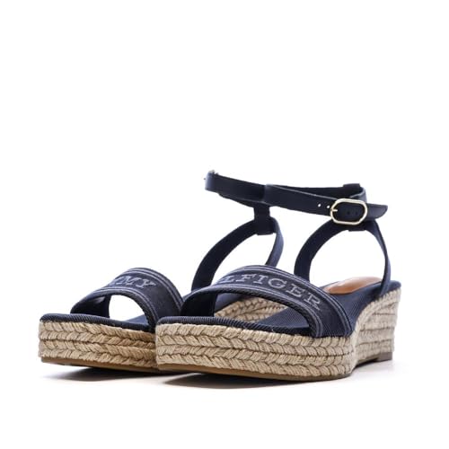Tommy Hilfiger Sandales Marine Femme Espad