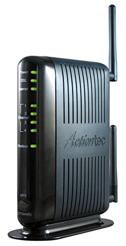 Actiontec GT784WN-NF Wireless N DSL Modem Router - 300 Mbps - External Detachable Antenna (Renewed)