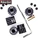 MakerDoIt 32P 5mm Pinion Gear Set 13T 14T 15T 16T 17T with Hex Key for RC
