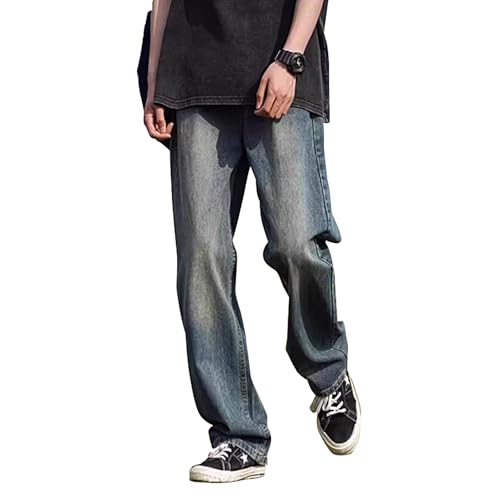Jeans for Tall Men, Big and Tall Size, 36 Long Inseam, Lengthen and Large Size, Casual Fit Loose Jeans2