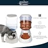 The Humane Society Dog or Cat Feeder, Automatice Pet Food Dispenser with Water Bowl. 2 Peice Value Set.