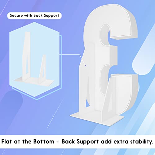 JoyBox Design 4ft Mosaic Balloon Frame Number 3 Light Up Marquee Pre-Cut Kit Number Cut-Out Extra Large Foam Board Backdrop Birthday Baby Party Anniversary… - Thumbnail 3