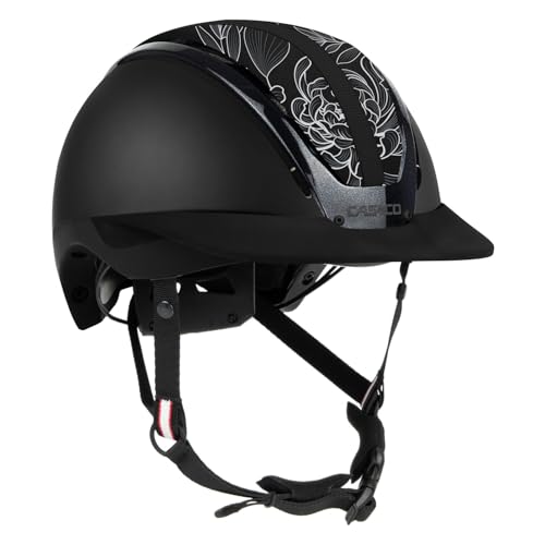 Casco Reithelm Duell One Chrysantheme, Größe:M