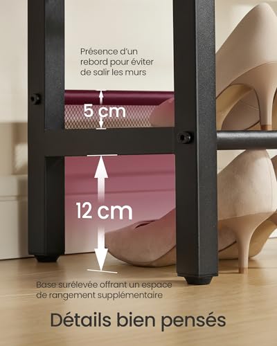 Banc à chaussures compact pour optimiser et ranger une entrée étroite efficacement